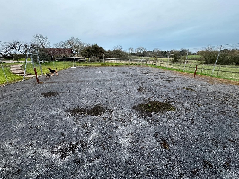 Tennis Court unprepared